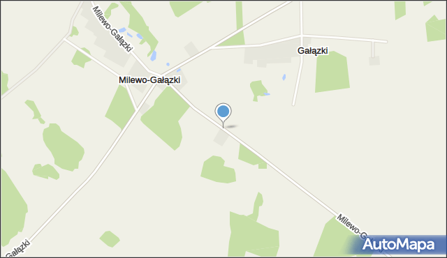 Milewo-Gałązki, Milewo-Gałązki, mapa Milewo-Gałązki