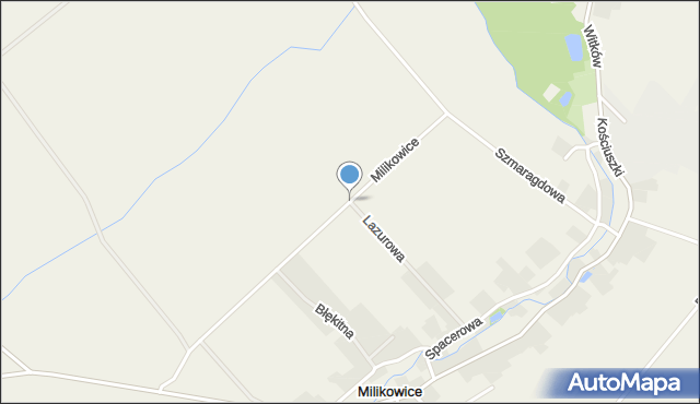 Milikowice, Milikowice, mapa Milikowice