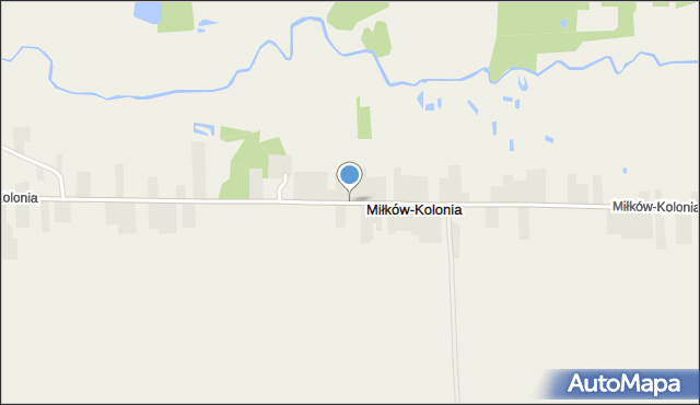 Miłków-Kolonia, Miłków-Kolonia, mapa Miłków-Kolonia