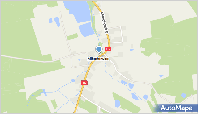 Miłochowice, Miłochowice, mapa Miłochowice