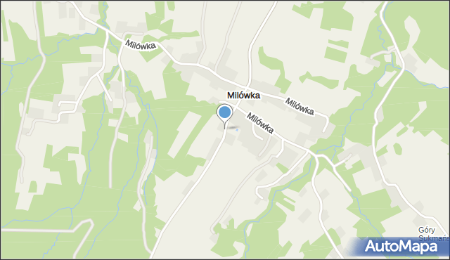 Milówka gmina Wojnicz, Milówka, mapa Milówka gmina Wojnicz