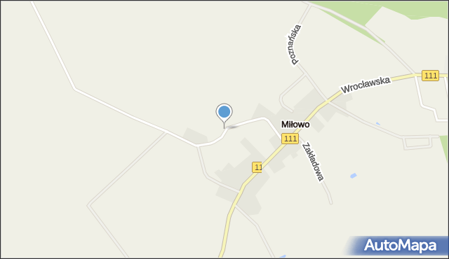 Miłowo gmina Stepnica, Miłowo, mapa Miłowo gmina Stepnica