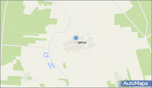 Mińce, Mińce, mapa Mińce