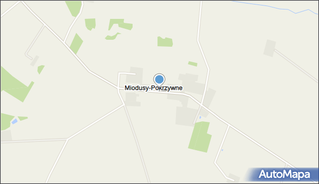 Miodusy-Pokrzywne, Miodusy-Pokrzywne, mapa Miodusy-Pokrzywne