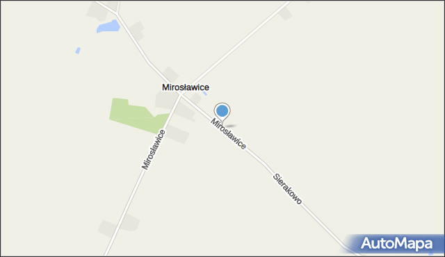 Mirosławice gmina Strzelno, Mirosławice, mapa Mirosławice gmina Strzelno