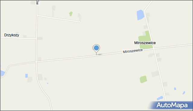 Miroszewice, Miroszewice, mapa Miroszewice