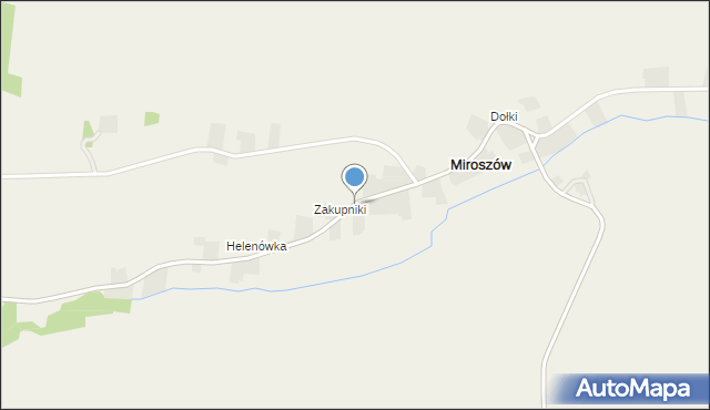 Miroszów, Miroszów, mapa Miroszów