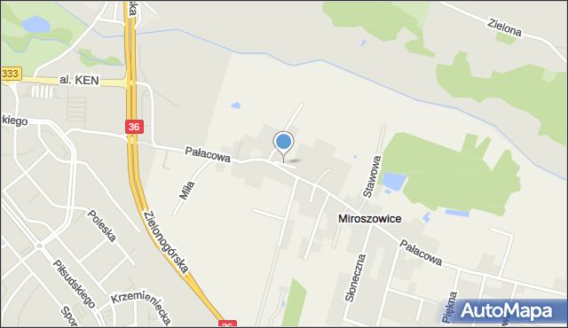 Miroszowice, Miroszowice, mapa Miroszowice