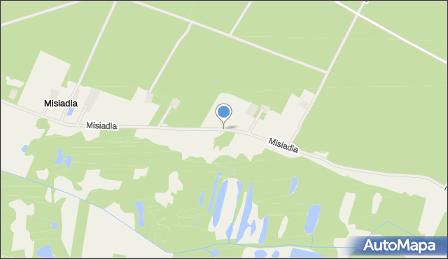 Misiadla, Misiadla, mapa Misiadla