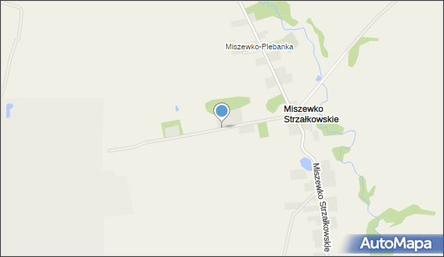 Miszewko Strzałkowskie, Miszewko Strzałkowskie, mapa Miszewko Strzałkowskie