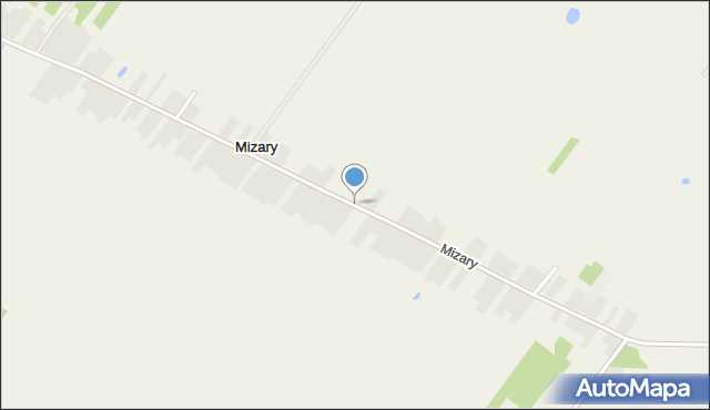 Mizary, Mizary, mapa Mizary