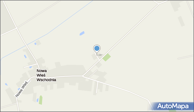 Nowa Wieś Wschodnia, Miła, mapa Nowa Wieś Wschodnia