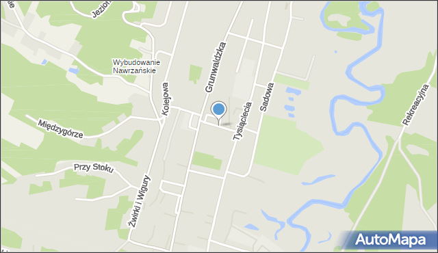 Nowe Miasto Lubawskie, Mieszka I, mapa Nowe Miasto Lubawskie