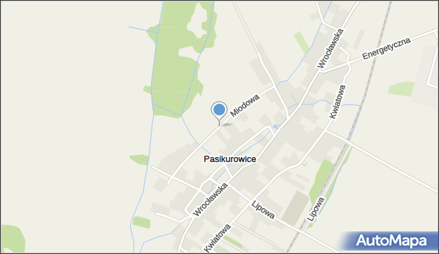 Pasikurowice, Miodowa, mapa Pasikurowice