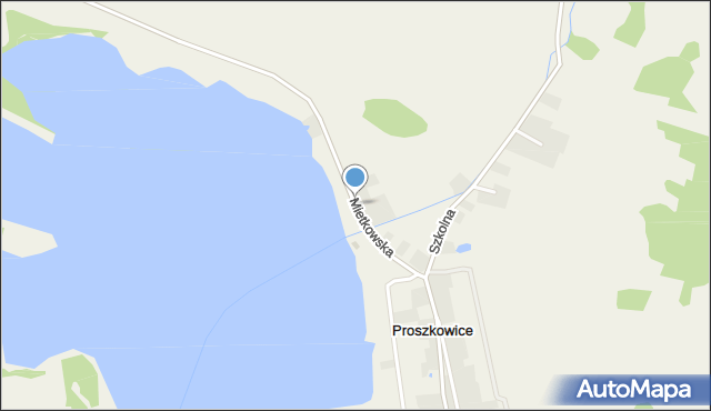 Proszkowice, Mietkowska, mapa Proszkowice