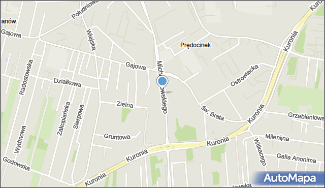 Radom, Michalczewskiego Wincentego, kpt., mapa Radomia