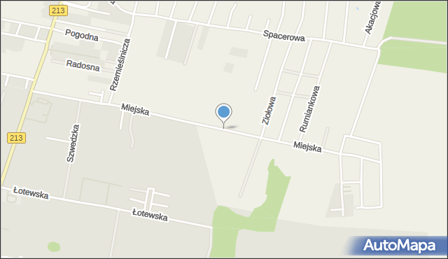 Siemianice gmina Redzikowo, Miejska, mapa Siemianice gmina Redzikowo