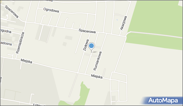 Siemianice gmina Słupsk, Miętowa, mapa Siemianice gmina Słupsk