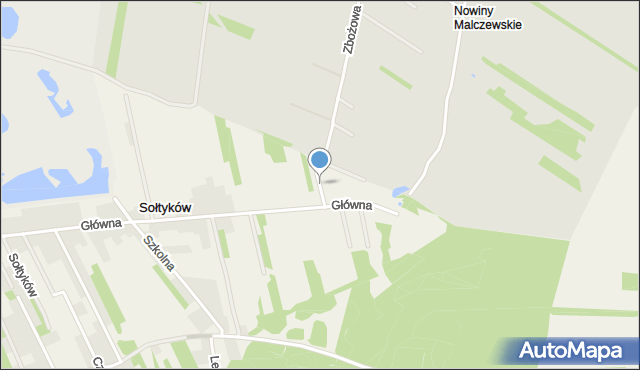 Sołtyków gmina Skaryszew, Mickiewicza Adama, mapa Sołtyków gmina Skaryszew