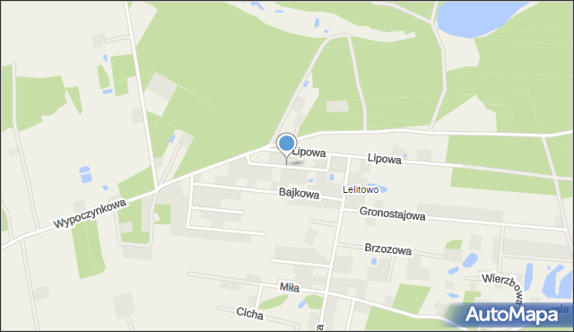 Szembekowo, Misia Uszatka, mapa Szembekowo