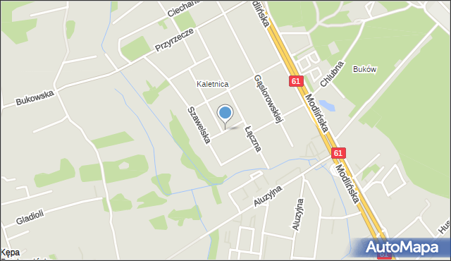 Warszawa, Mielnicka, mapa Warszawy