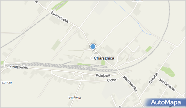 Miechów-Charsznica, Młyńska, mapa Miechów-Charsznica