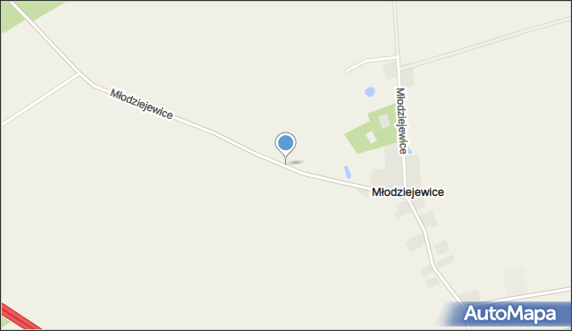 Młodziejewice, Młodziejewice, mapa Młodziejewice