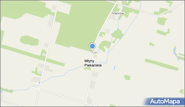 Młyny Piekarskie, Młyny Piekarskie, mapa Młyny Piekarskie