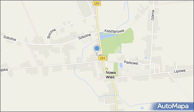Nowa Wieś gmina Wronki, Młodych, mapa Nowa Wieś gmina Wronki