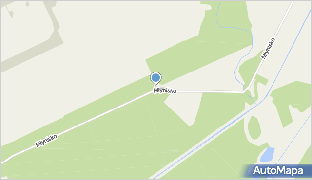 Nowe Kramsko, Młynisko, mapa Nowe Kramsko