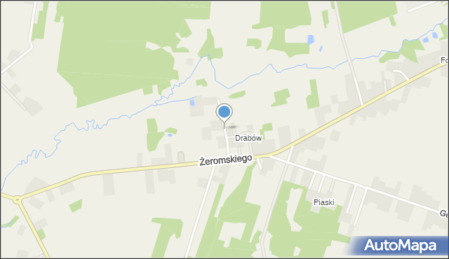 Strawczyn, Młynarska, mapa Strawczyn