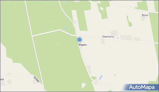 Świątki gmina Klonowa, Mlostki, mapa Świątki gmina Klonowa