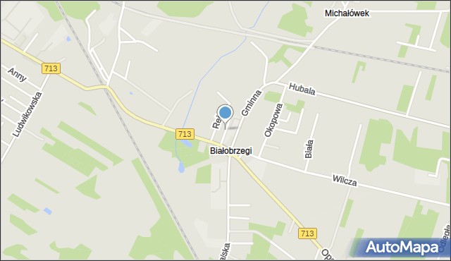 Tomaszów Mazowiecki, Młodzieżowa, mapa Tomaszów Mazowiecki