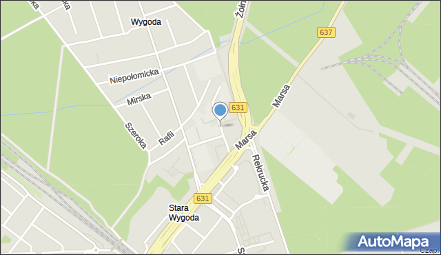 Warszawa, Młodnicka, mapa Warszawy