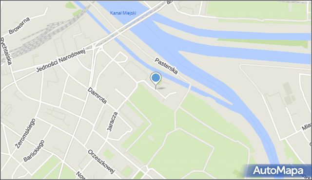 Wrocław, Młodnickiego Artura, mapa Wrocławia