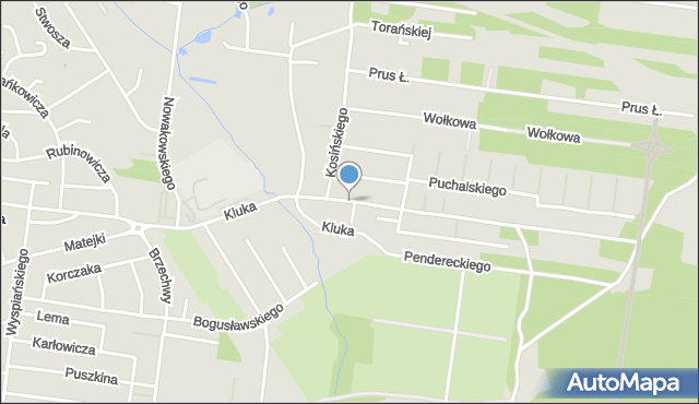 Białystok, Mościckiego Ignacego, mapa Białegostoku