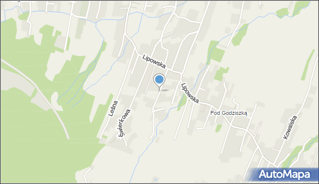 Buczkowice, Modrzewiowa, mapa Buczkowice