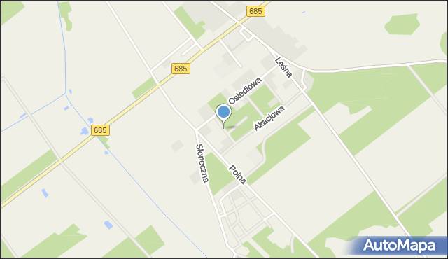 Dubicze Cerkiewne, Modrzewiowa, mapa Dubicze Cerkiewne