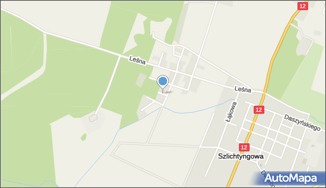 Górczyna gmina Szlichtyngowa, Morelowa, mapa Górczyna gmina Szlichtyngowa