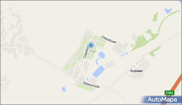 Kusowo gmina Dobrcz, Motylowa, mapa Kusowo gmina Dobrcz