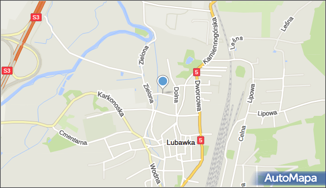 Lubawka, Morska, mapa Lubawka