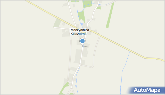 Moczydlnica Klasztorna, Moczydlnica Klasztorna, mapa Moczydlnica Klasztorna