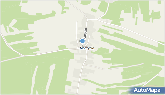 Moczydło gmina Niegowa, Moczydło, mapa Moczydło gmina Niegowa