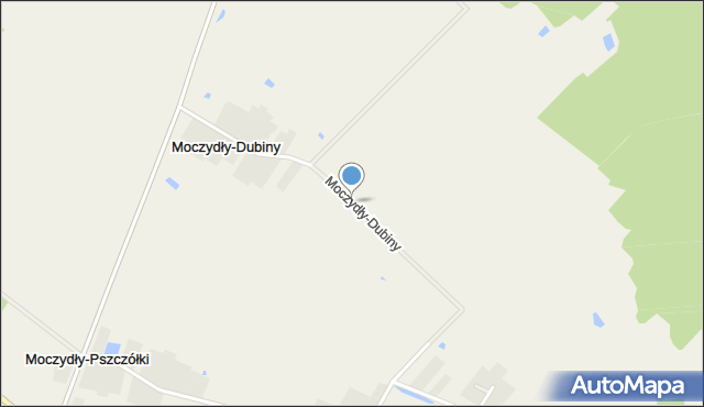 Moczydły-Dubiny, Moczydły-Dubiny, mapa Moczydły-Dubiny