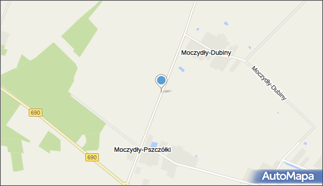 Moczydły-Pszczółki, Moczydły-Pszczółki, mapa Moczydły-Pszczółki