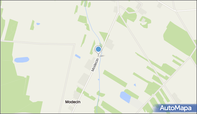 Modecin, Modecin, mapa Modecin