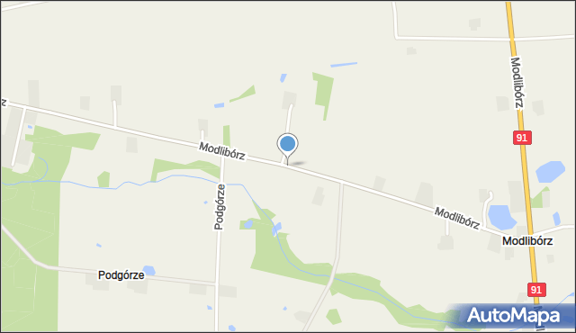 Modlibórz, Modlibórz, mapa Modlibórz