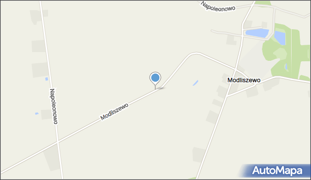 Modliszewo, Modliszewo, mapa Modliszewo