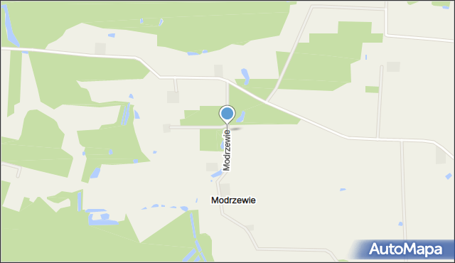 Modrzewie gmina Szczutowo, Modrzewie, mapa Modrzewie gmina Szczutowo