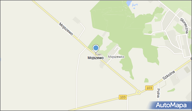 Mojszewo, Mojszewo, mapa Mojszewo